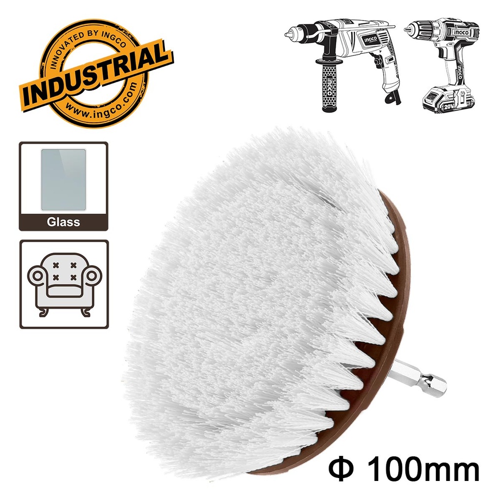 [WCBS1401] INGCO BROSSE 4" POUR VISSEUSE A POILS DOUX AU MAROC [WCBS1401]