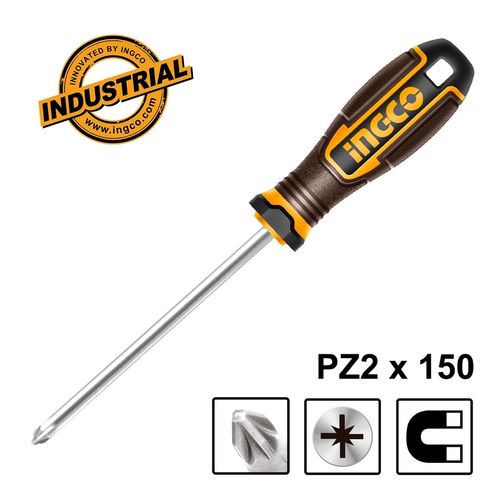 [HSDPZ2150] INGCO TOURNEVIS PZ2 X150MM MAGNÉTIQUE INGCO AU MAROC [HSDPZ2150]