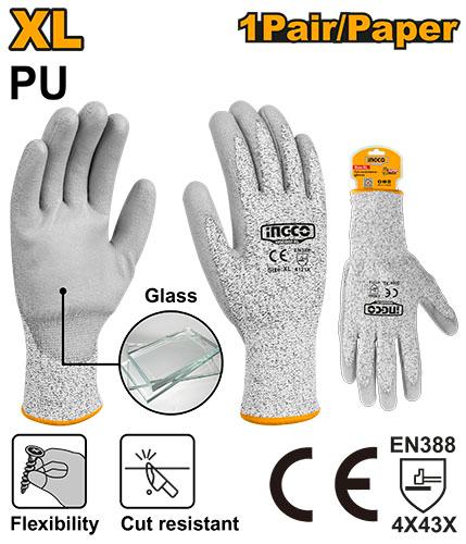 [HGCG02-XL] INGCO GANTS ANTI-COUPURE XL ANT-COUPURE ET ANTI-ABRASION AU MAROC [HGCG02-XL]