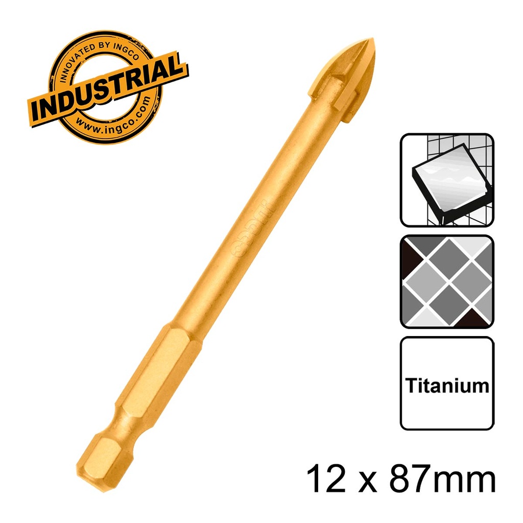 [DBG1131201] INGCO FORET POUR CARRELAGE ET VERRE 12*87MM AU MAROC [DBG1131201]
