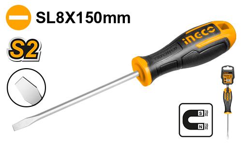 [HS688150] INGCO TOURNEVIS A FENTE D:8MM L:150MM AU MAROC [HS688150]