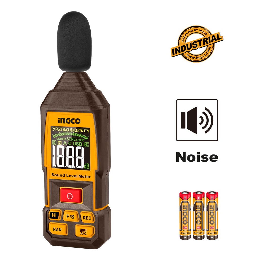 [HETSL031] INGCO SONOMÈTRE NUMÉRIQUE 30-130DB INGCO AU MAROC [HETSL031]