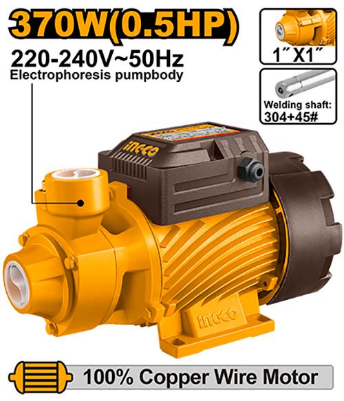 [VPM37068] INGCO POMPE PERIPHERIQUE A EAU 370W (0,5HP) INGCO AU MAROC [VPM37068]