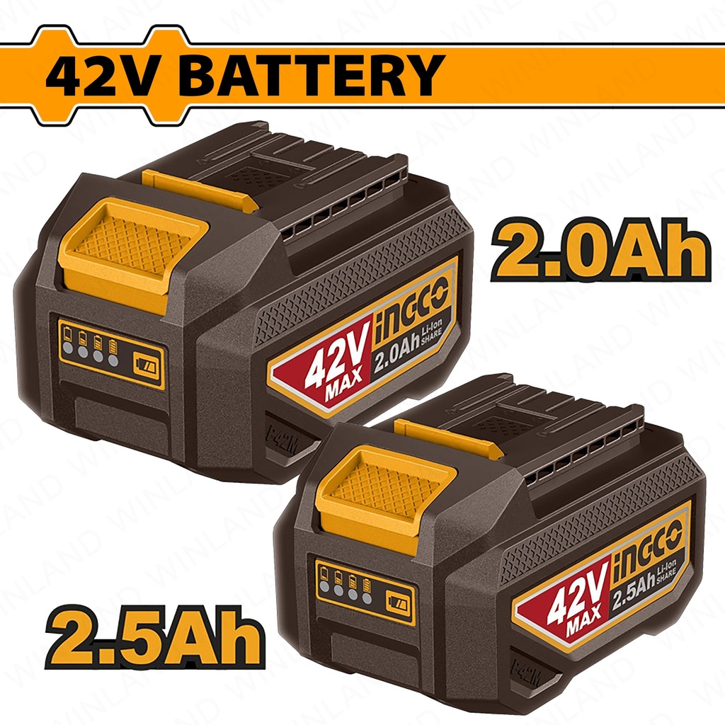 [FBLI42201] INGCO BATTERIE LITHIUM-ION 2,0AH 42V AU MAROC [FBLI42201]