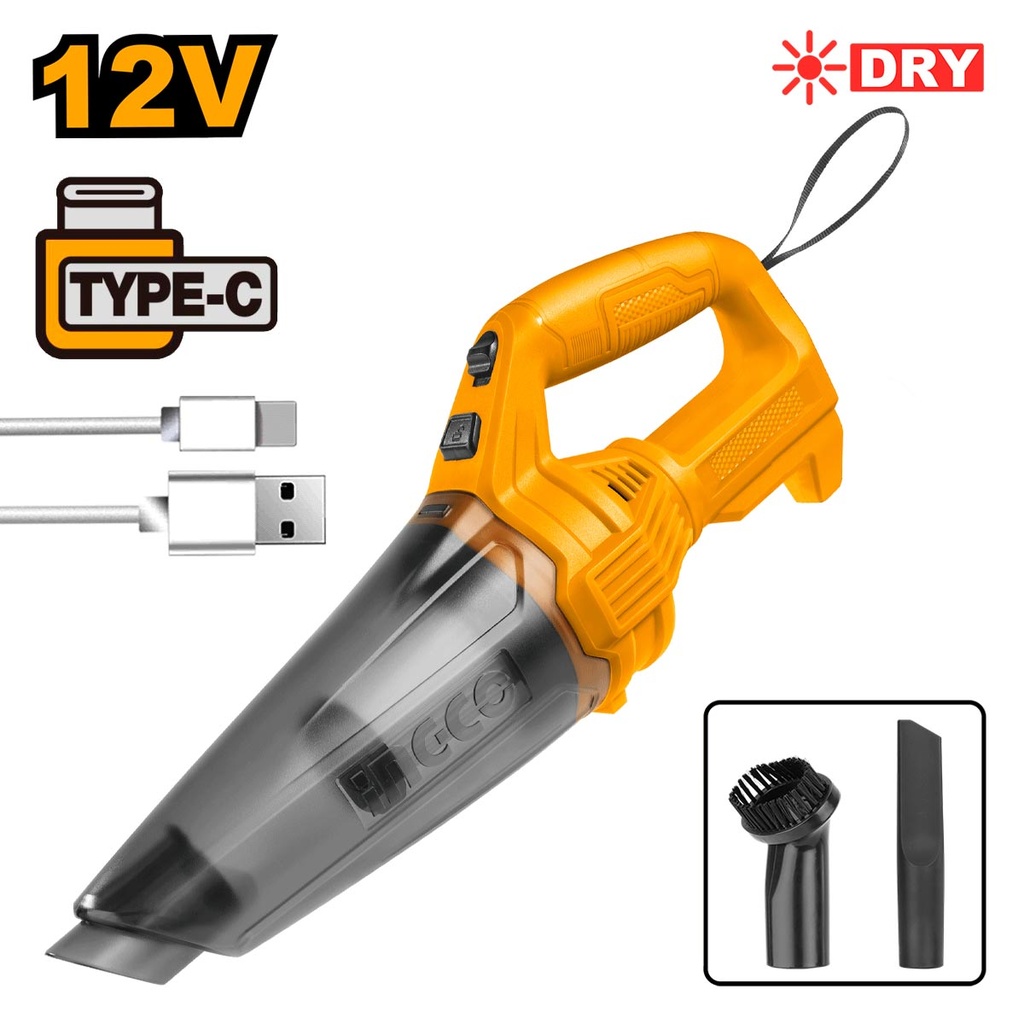 [CVLI2026] INGCO ASPIRATEUR 12V 0.5L  INGCO AU MAROC [CVLI2026]