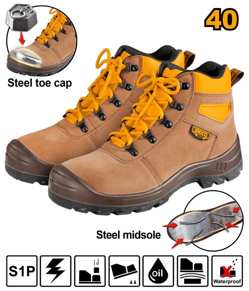 [SSH02S1P.40] INGCO CHAUSSURES DE SECURITE S1P TAILLE 40 AU MAROC [SSH02S1P.40]
