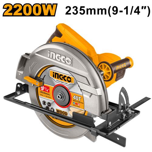 [CS23522] INGCO SCIE CIRCULAIRE 235MM 2200W INGCO AU MAROC [CS23522]