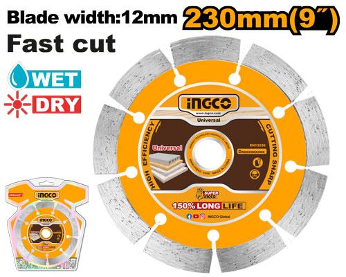 [DMD0123013] INGCO DISQUE DIAMENT A SEC 230MM INGCO AU MAROC [DMD0123013]