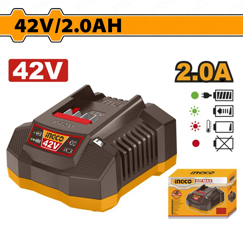 [FCLI42021] INGCO CHARGEUR DE BATTERIE P42M AU MAROC [FCLI42021]
