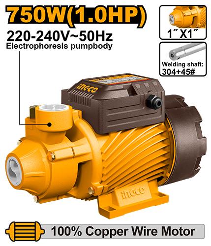 [VPM75068] INGCO POMPE A EAU 750W 1HP AU MAROC [VPM75068]