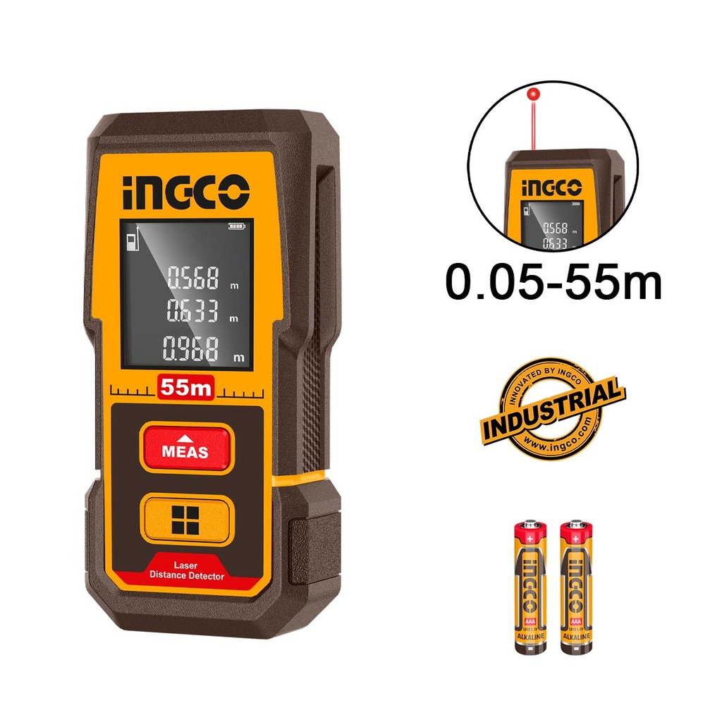 INGCO DETECTEUR DE DISTANCE A LASER 55M AU MAROC [HLDD05086]