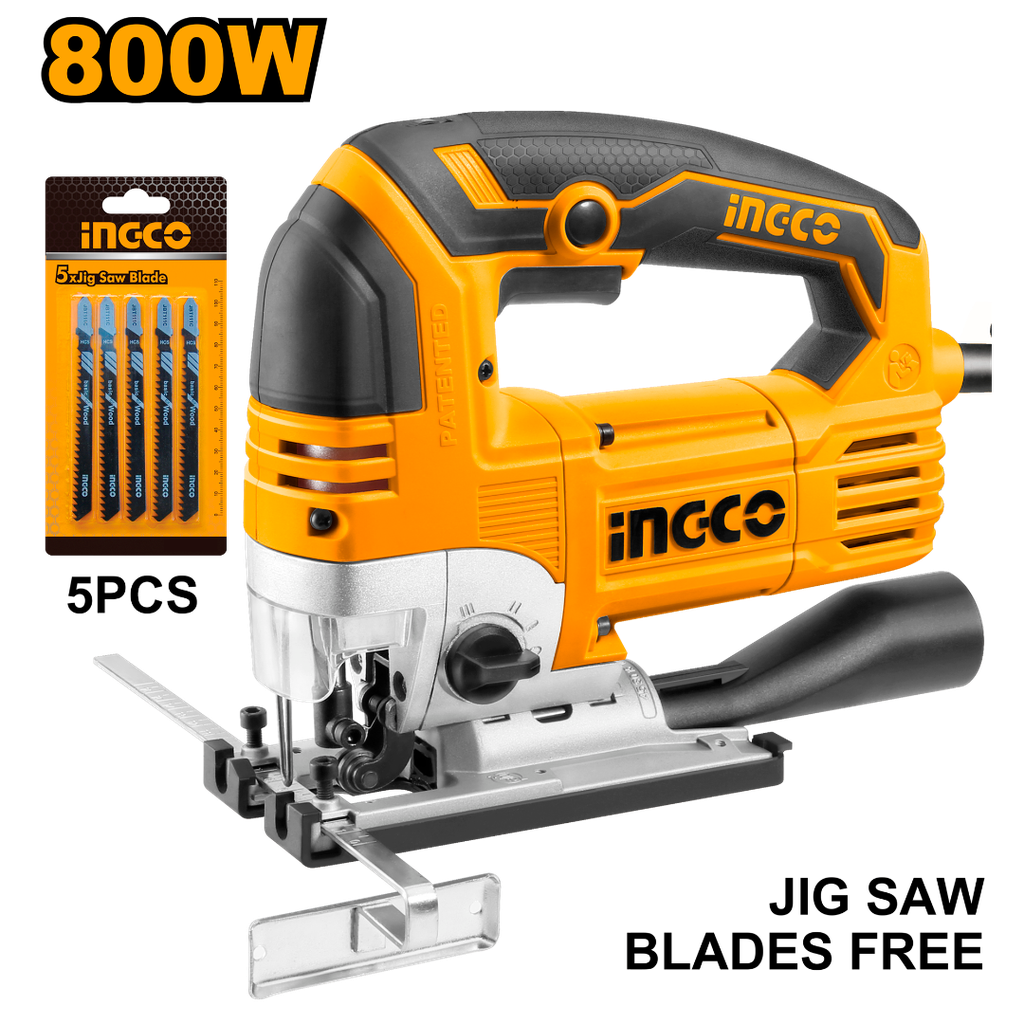 INGCO SCIE SAUTEUSE 135MM 800W +5LAMES INGCO AU MAROC [JS80068]