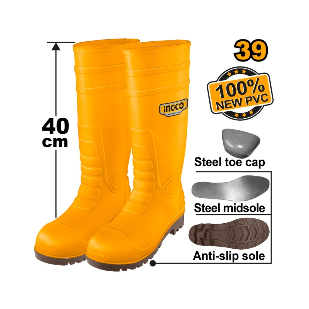 [SSH092S1P.45] INGCO BOTTES PVC INGCO TAILLE 45 AU MAROC [SSH092S1P.45]
