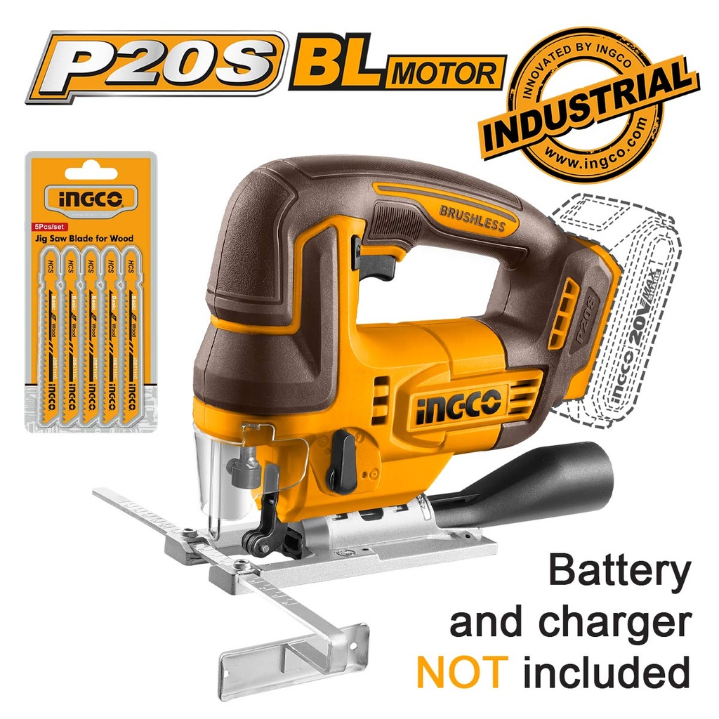 [CJSLI1008] INGCO SCIE SAUTEUSE 20V SANS BATTERIE SANS CHARGEUR INGCO AU MAROC [CJSLI1008]