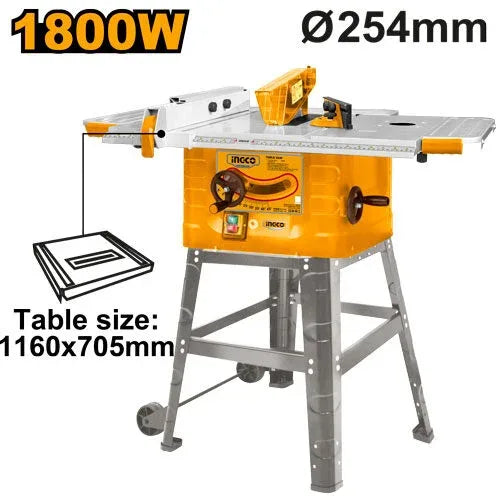 [TS180028] INGCO SCIE A TABLE 254MM 1800W INGCO AU MAROC [TS180028]