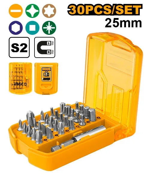 [AKSD08301] INGCO JEU D'EMBOUTS DE TOURNEVIS 30PCS AU MAROC [AKSD08301]