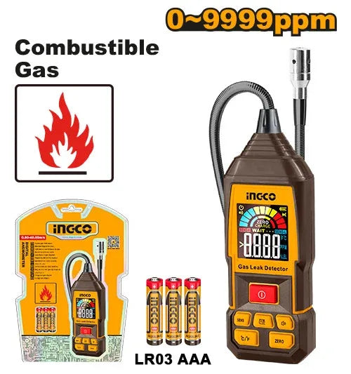 [HETGA031] INGCO INDICATEURS DE GAZ NUMERIQUES 0-9999PPM METHANE AU MAROC [HETGA031]