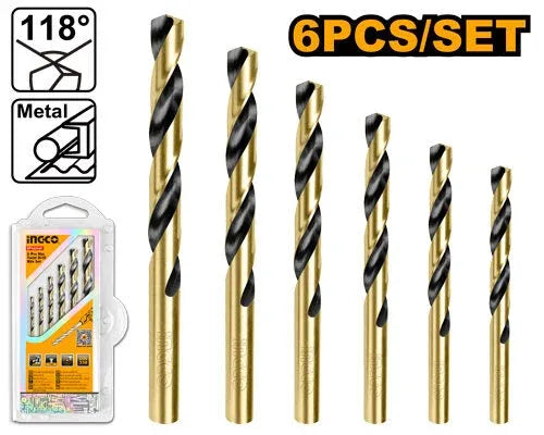 [AKDB1065] INGCO SET DE 6 FORETS HSS AU MAROC [AKDB1065]