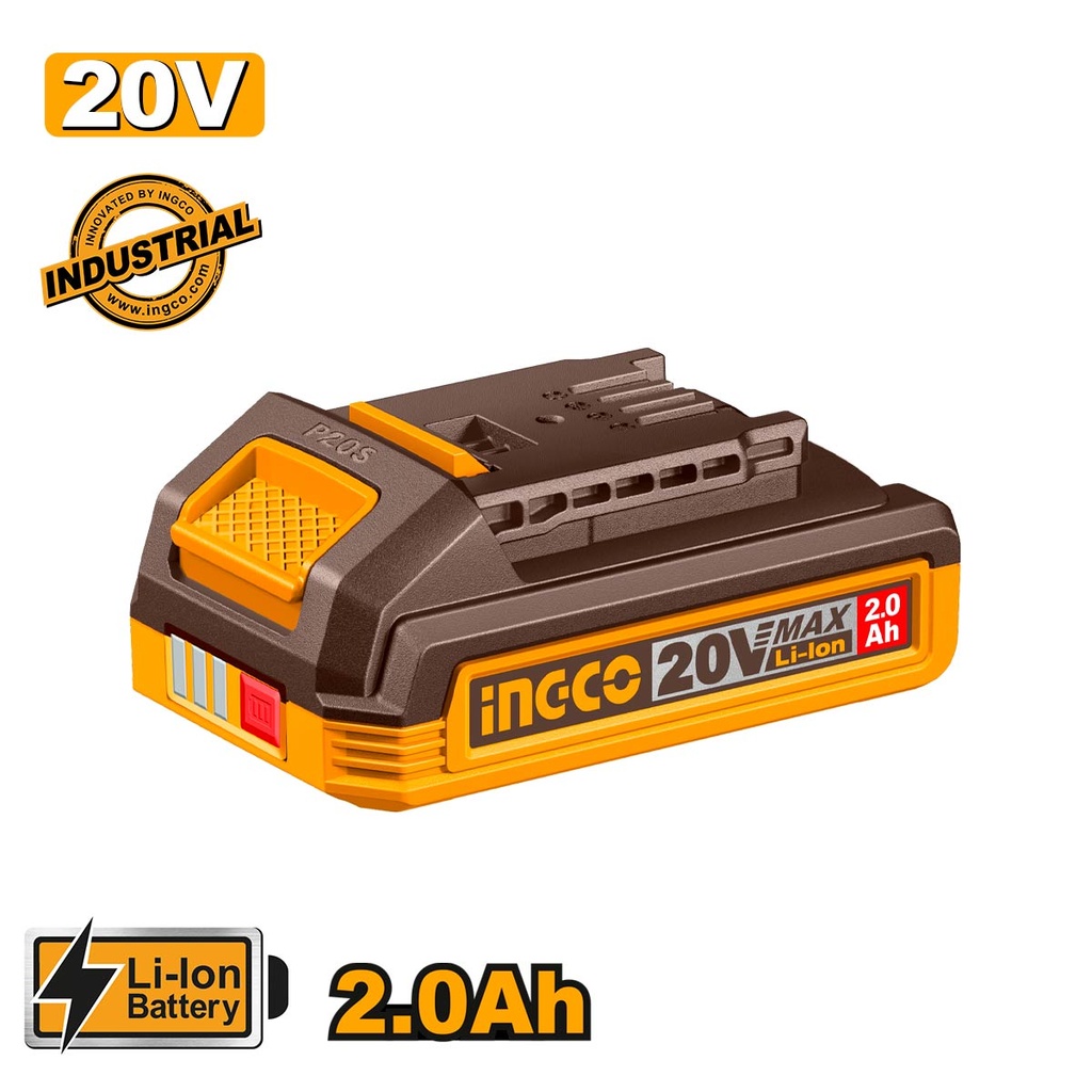 [FBLI2001] INGCO BATTERIE 20V 2,0A AU MAROC [FBLI2001]