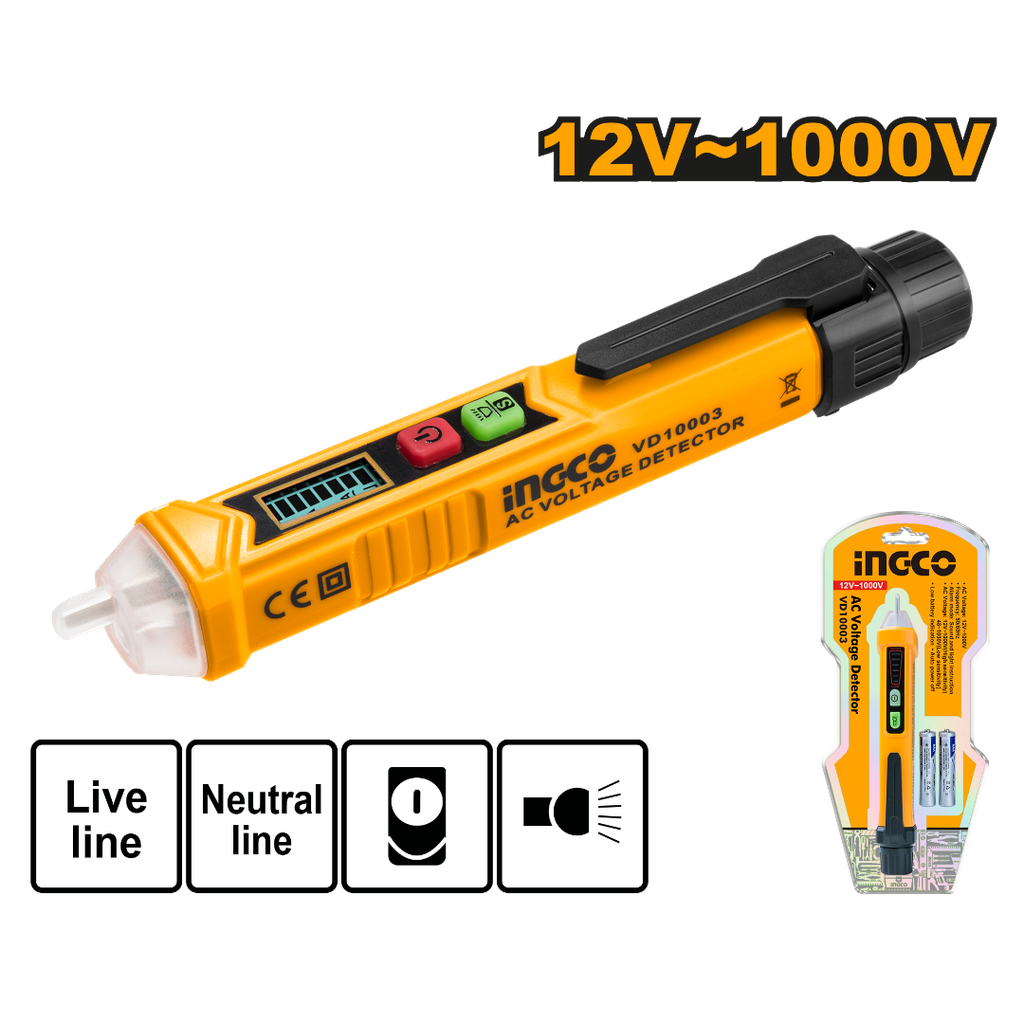 [VD10003] INGCO DETECTEUR DE TENSION AC AU MAROC [VD10003]