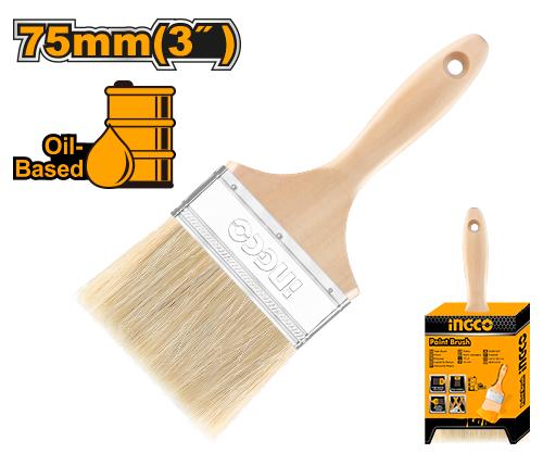 [CHPTB0503] INGCO PINCEAU EN BOIS LARGEUR 76MM AU MAROC [CHPTB0503]