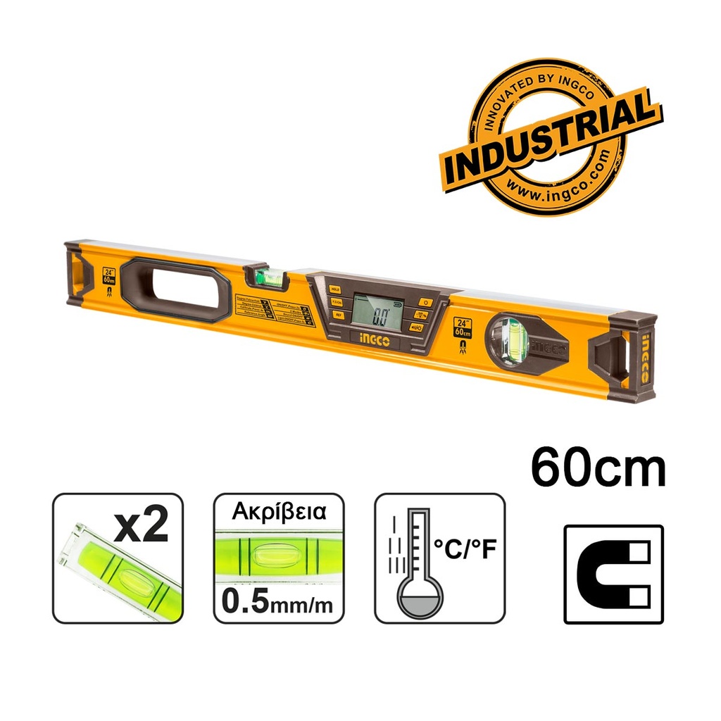 [HSL08060D] INGCO NIVEAU DIGITAL 60CM AU MAROC [HSL08060D]