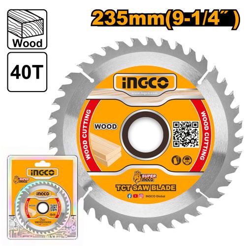 [TSB123525] INGCO DISQUE SCIE CIRCULAIRE 235MM 40D COMPATIBLE CS2358 AU MAROC [TSB123525]