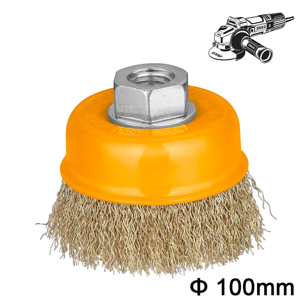 [WB11001] INGCO BROSSE METALLIQUE 100MM AU MAROC [WB11001]