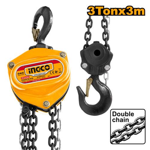 [HCBK0203] INGCO BLOC DE CHAINE 3 TONNE AU MAROC [HCBK0203]