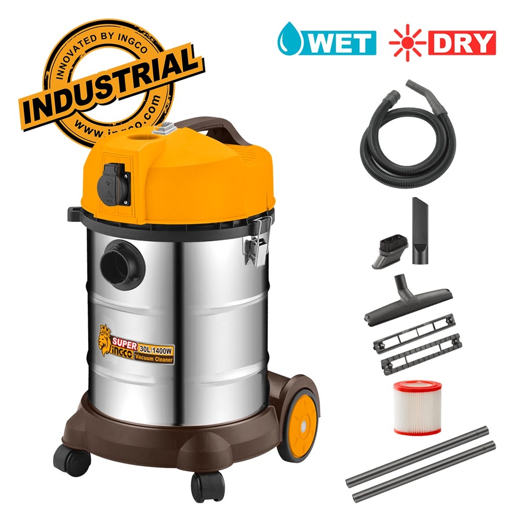 [VC14301] INGCO ASPIRATEUR PROFESSIONNEL 1400W 30L AU MAROC [VC14301]
