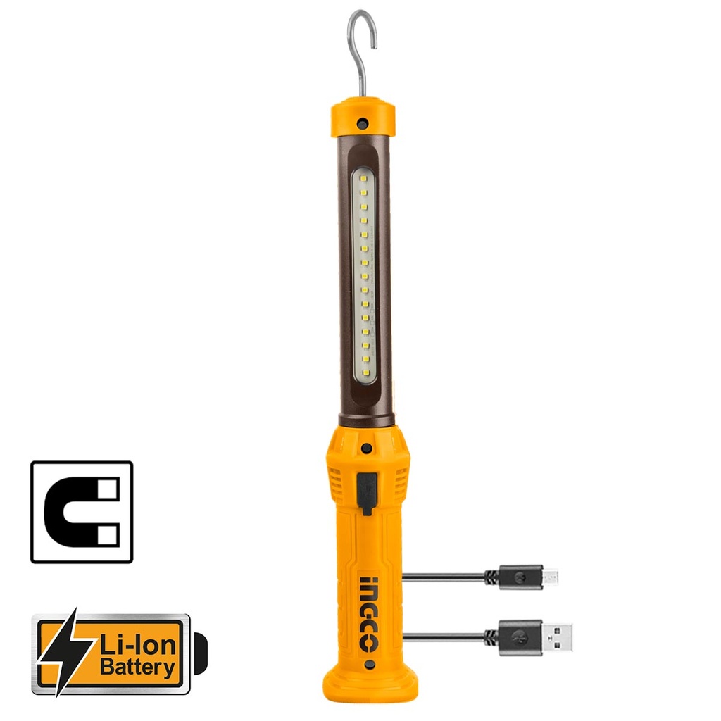 [HWLI35261] INGCO LAMPE DE TRAVAIL A BATTERIE RECHARGEABLE AU MAROC [HWLI35261]