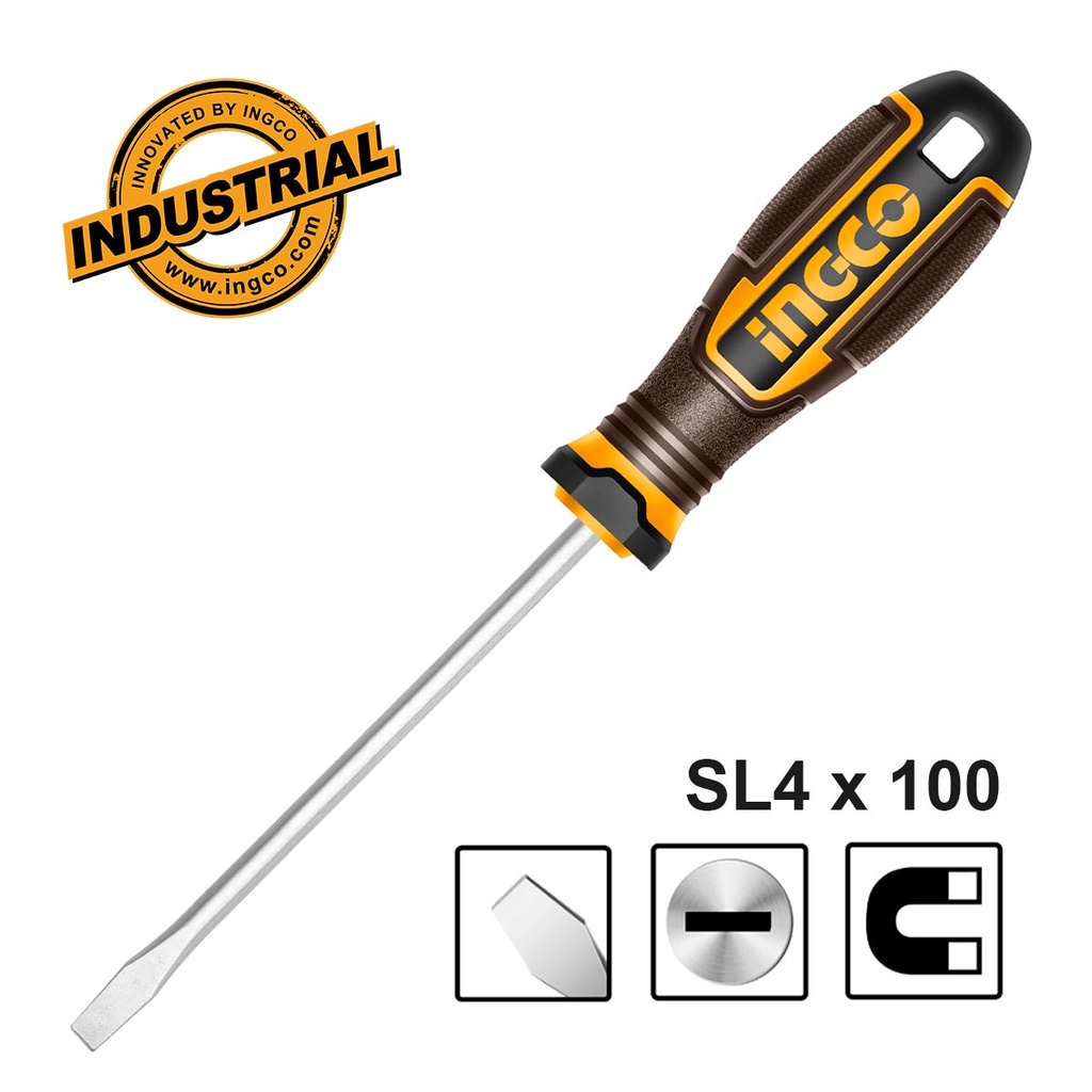 [HSDSL4100] INGCO TOURNEVIS A FENTE D:4MM L:100MM AU MAROC [HSDSL4100]