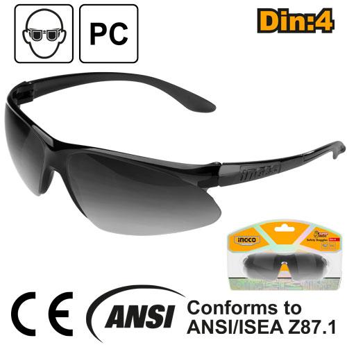 [HSG06] INGCO LUNETTES DE SECURITE NOIRES AU MAROC [HSG06]