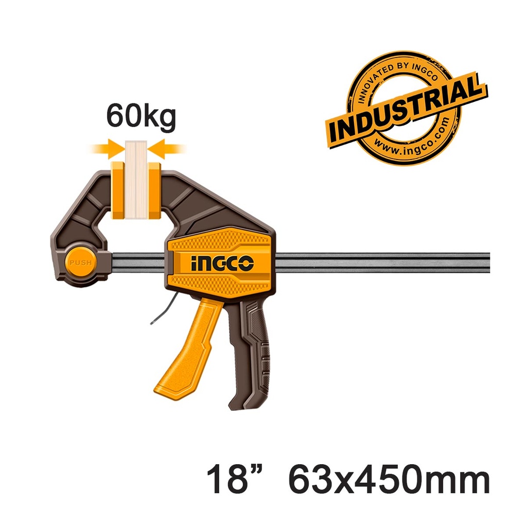 [HQBC01603] INGCO SERRE-JOINTS RAPIDE UNE MAIN 63X450MM AU MAROC [HQBC01603]