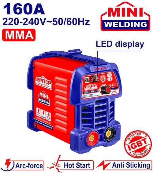 [EWDEM1641] Poste à souder MMA - 160 A EMTOP | EWDEM1641
