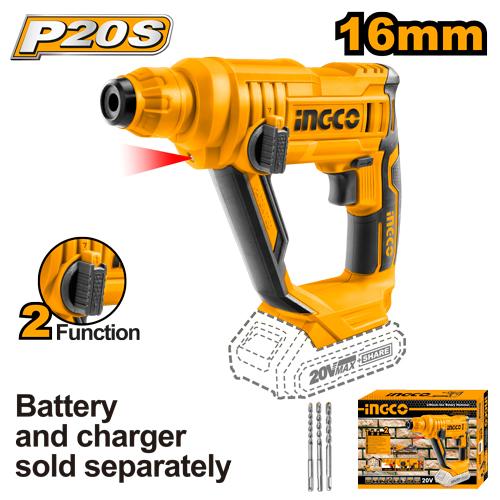 [CRHLI1601] INGCO PERFORATEUR 13MM 20V (SANS BATTERIE/CHARGEUR) AU MAROC [CRHLI1601]