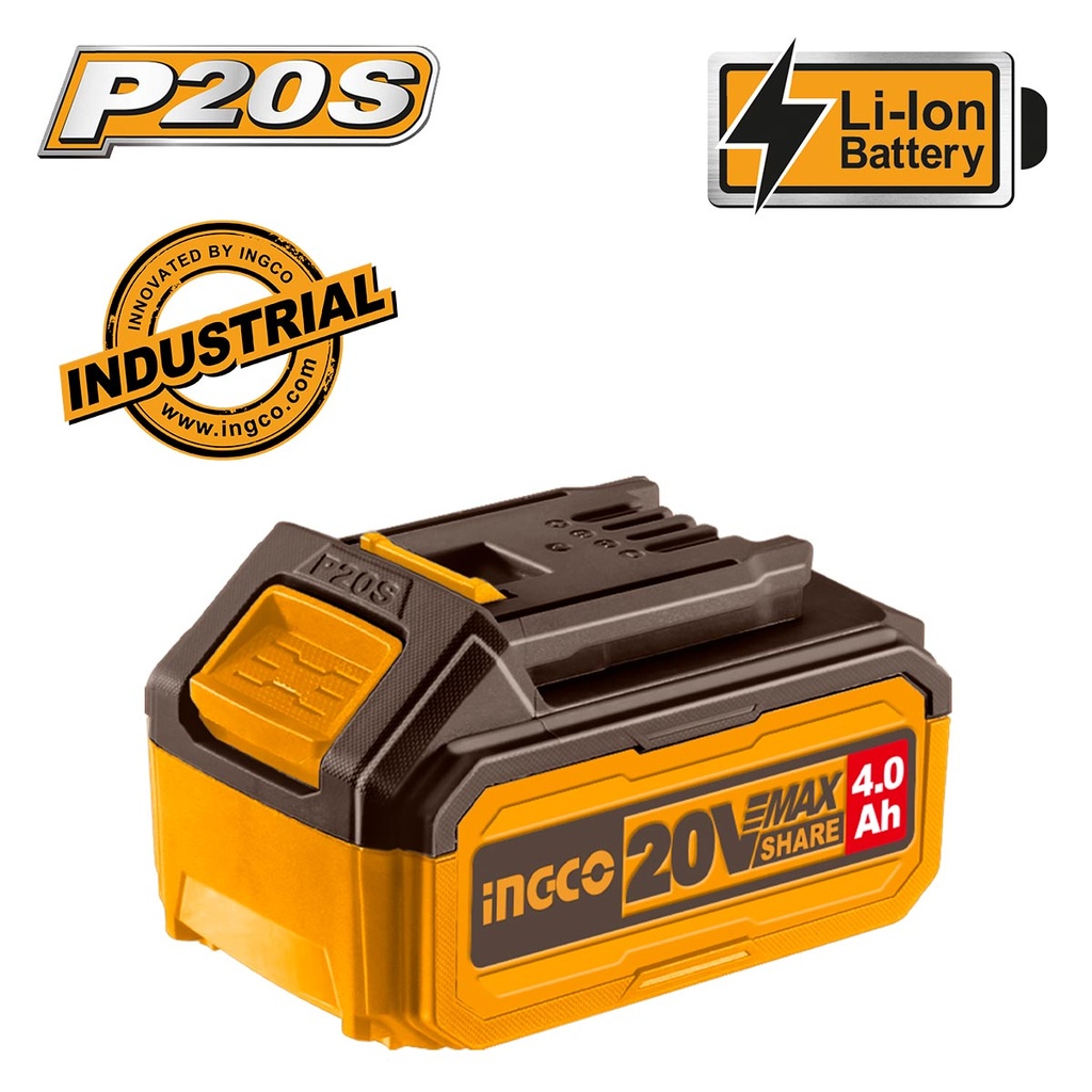 [FBLI2002] INGCO BATTERIE 20V 4,0A AU MAROC [FBLI2002]