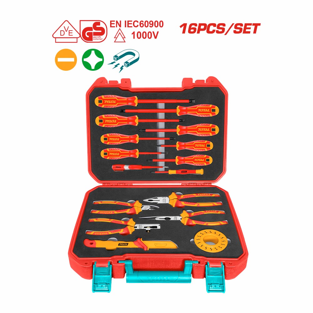[THKITH1601] TOTAL COFFRET 16 OUTILS ISOLÉS AU MAROC [THKITH1601]