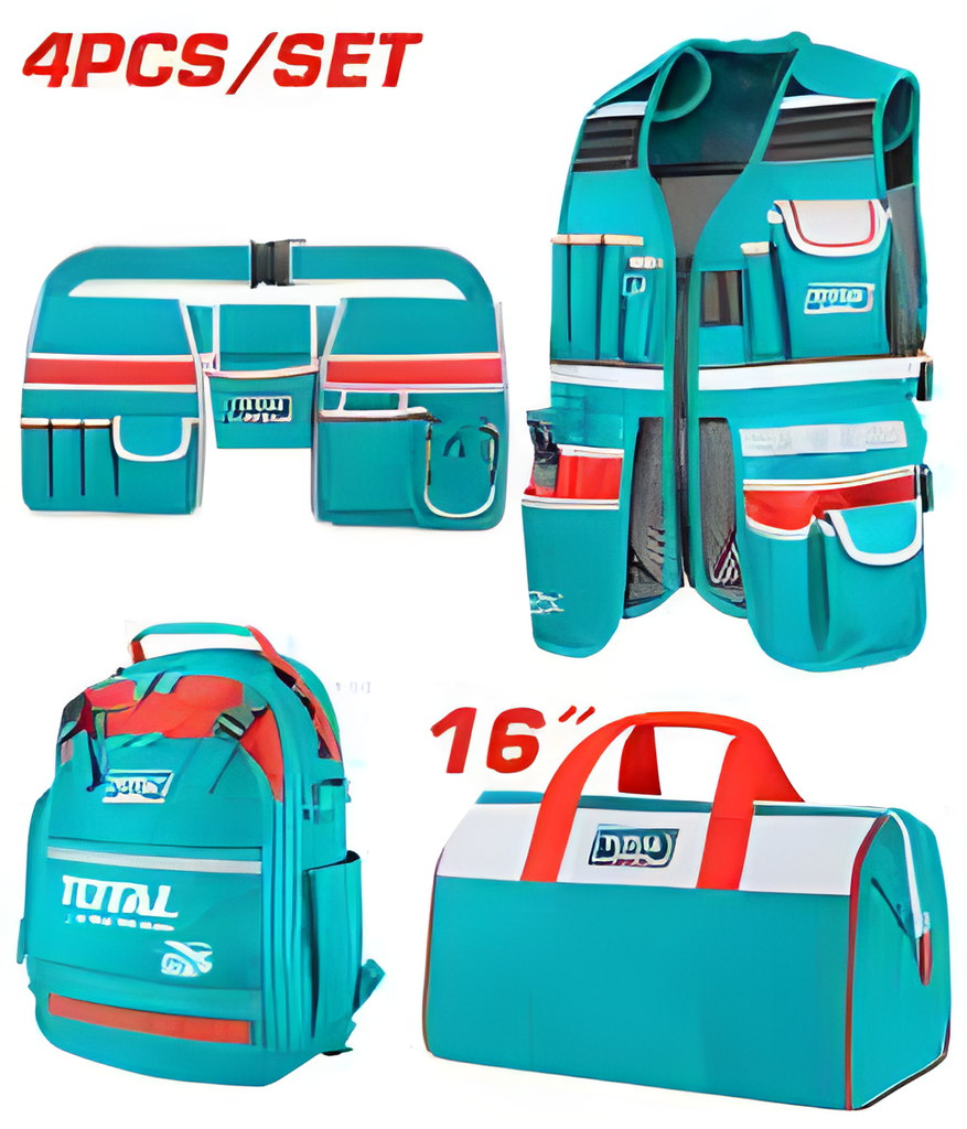 [TOS230912] TOTAL COFFRET 4 SACS À OUTILS AU MAROC [TOS230912]