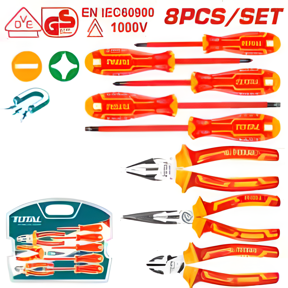 [THKIST3082] TOTAL COFFRET 8 OUTILS ISOLÉS AU MAROC [THKIST3082]