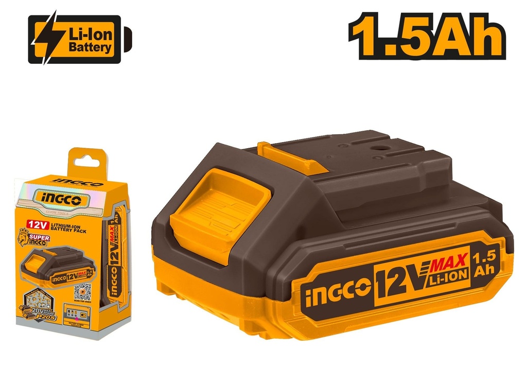 [FBLI12151] INGCO BATTERIE LITHIUM-ION 12V AU MAROC [FBLI12151]