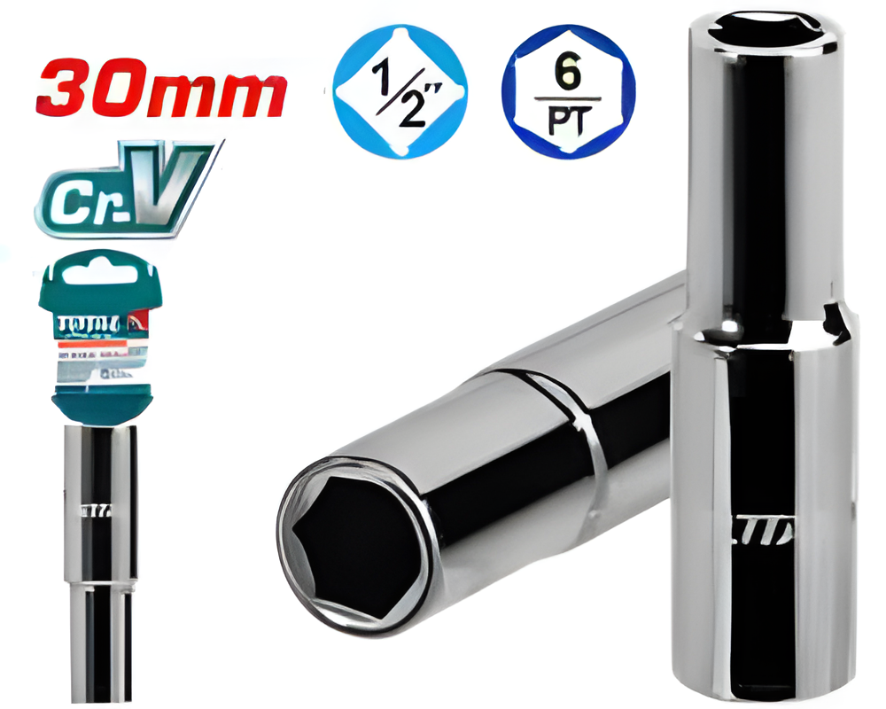 TOTAL DOUILLE HEXAGONALE LONGUE 1/2 POUCE AU MAROC [THTST12303L]