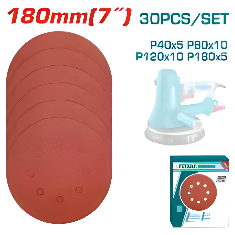 [TAC180030] TOTAL FEUILLE ABRASIVE POUR PONCEUSE ORBITALE AU MAROC [TAC180030]
