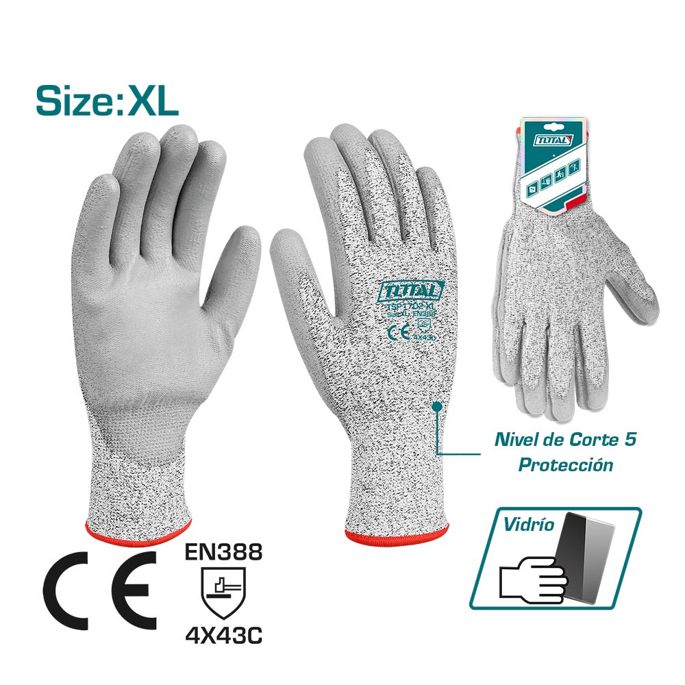[TSP1702-XL] TOTAL GANTS ANTI-COUPURE AU MAROC [TSP1702-XL]