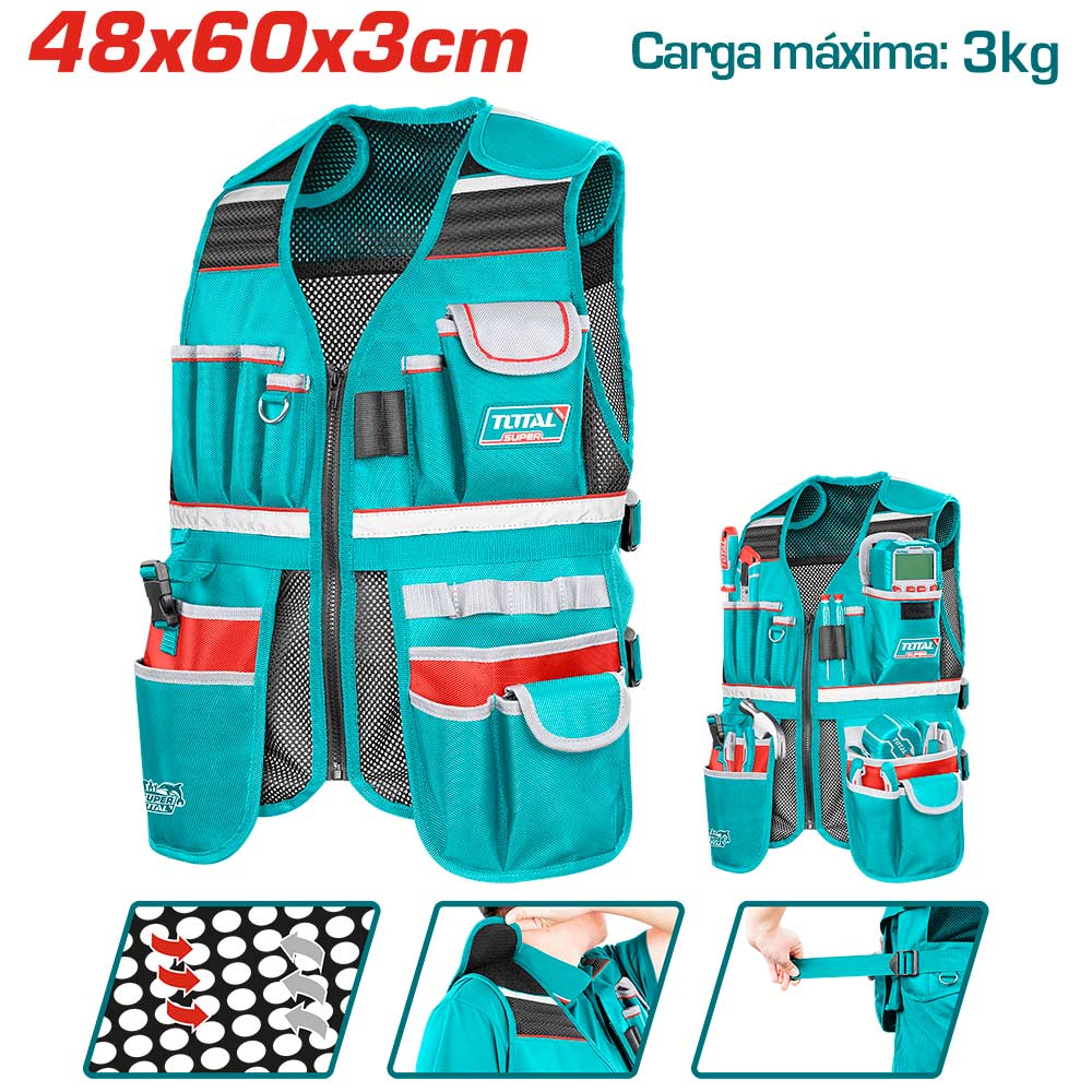 TOTAL GILET PORTE-OUTILS AU MAROC [TTVT16025]