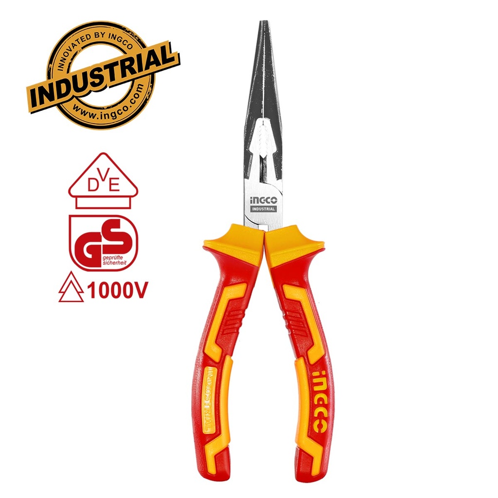 [HILNP28208] Pince à bec long isolée outil à main 1000V HILNP28208 AU MAROC