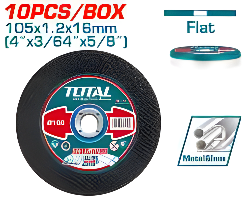 [TAC2211005] TOTAL JEU DISQUES ABRASIFS COUPE MÉTAL AU MAROC [TAC2211005]