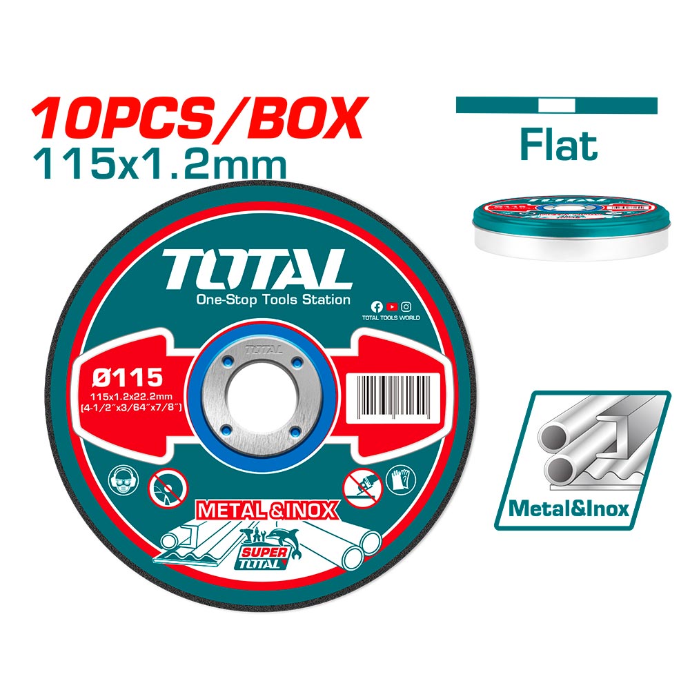 [TAC2211155] TOTAL JEU DISQUES ABRASIFS COUPE MÉTAL AU MAROC [TAC2211155]