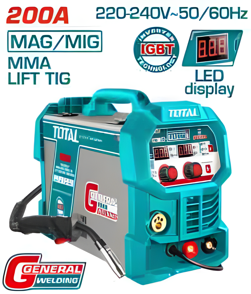 [TMGT20058] TOTAL MACHINE À SOUDER INVERSEUR MAG/MIG/MMA/TIG AU MAROC [TMGT20058]