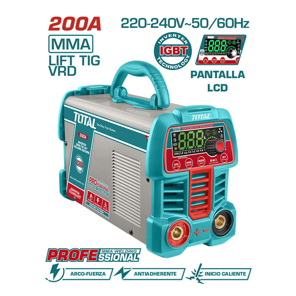 [TW2200691] TOTAL MACHINE À SOUDER INVERSEUR MMA/TIG AU MAROC [TW2200691]